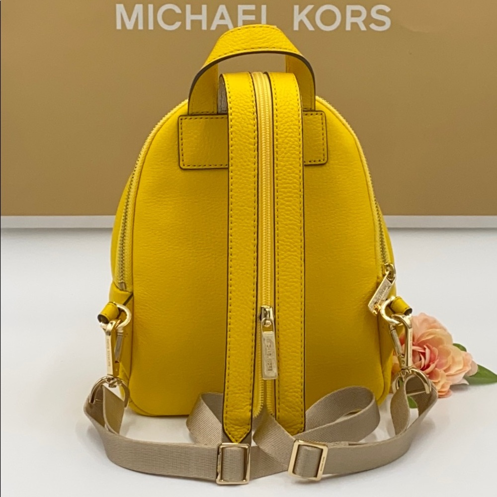 COPY - MICHAEL KORS ERIN SMALL CONVERTIBLE BACKPACK CITRS - Picture 4 of 16